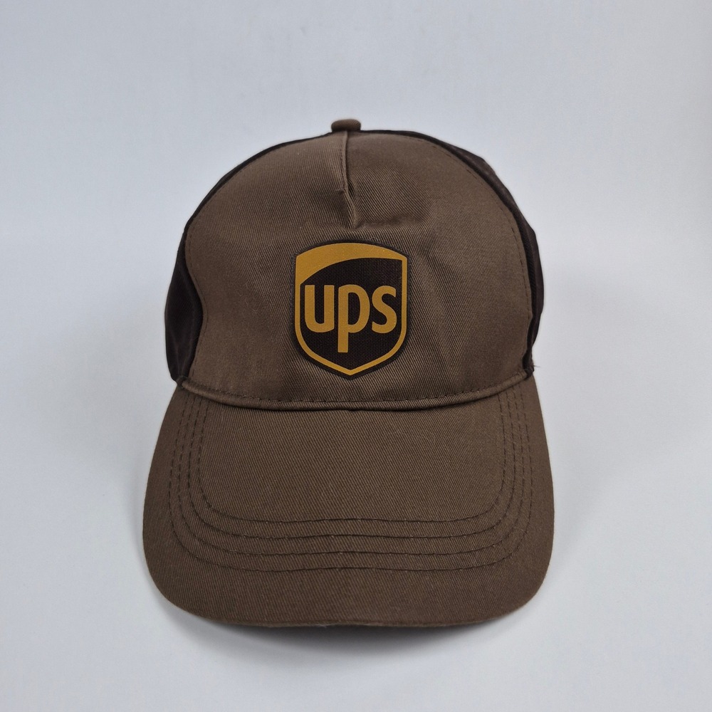 WearGuard Delivery Brown Mesh Back Hat Adjustable Reflective Strap